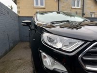 USED 2018 18 FORD ECOSPORT 1.0T EcoBoost Titanium SUV 5dr Petrol Manual Euro 6 (s/s) (125 ps) Climate control A/C, Satellite navigation, Bluetooth connectivity for calls and music, Voice control, USB  input, Heated front screen, Power folding wingmirrors, Rear privacy glass, DAB radio, LED daytime running lights, Rear parking sensors, Rear parking camera, Apple Carplay, Android Auto, Keyless Start.
