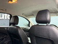 USED 2018 18 FORD ECOSPORT 1.0T EcoBoost Titanium SUV 5dr Petrol Manual Euro 6 (s/s) (125 ps) Climate control A/C, Satellite navigation, Bluetooth connectivity for calls and music, Voice control, USB  input, Heated front screen, Power folding wingmirrors, Rear privacy glass, DAB radio, LED daytime running lights, Rear parking sensors, Rear parking camera, Apple Carplay, Android Auto, Keyless Start.