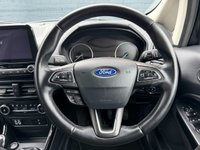 USED 2018 18 FORD ECOSPORT 1.0T EcoBoost Titanium SUV 5dr Petrol Manual Euro 6 (s/s) (125 ps) Climate control A/C, Satellite navigation, Bluetooth connectivity for calls and music, Voice control, USB  input, Heated front screen, Power folding wingmirrors, Rear privacy glass, DAB radio, LED daytime running lights, Rear parking sensors, Rear parking camera, Apple Carplay, Android Auto, Keyless Start.