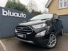 USED 2018 18 FORD ECOSPORT 1.0T EcoBoost Titanium SUV 5dr Petrol Manual Euro 6 (s/s) (125 ps) Climate control A/C, Satellite navigation, Bluetooth connectivity for calls and music, Voice control, USB  input, Heated front screen, Power folding wingmirrors, Rear privacy glass, DAB radio, LED daytime running lights, Rear parking sensors, Rear parking camera, Apple Carplay, Android Auto, Keyless Start.