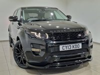 USED 2013 13 LAND ROVER RANGE ROVER EVOQUE 2.2 SD4 Dynamic Santorini Black SUV 5dr Diesel Auto 4WD Euro 5 (190 ps) 
