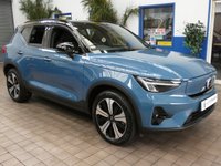 USED 2022 72 VOLVO XC40 Recharge 69kWh Plus SUV 5dr Electric Auto (231 ps) SAT NAV ANDROID APPLE CARPLAY HEATED SEATS CRUISE CONTROL PARKING SENSORS 1 OWNER SERVICE HISTORY WARRANTY