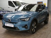 USED 2022 72 VOLVO XC40 Recharge 69kWh Plus SUV 5dr Electric Auto (231 ps) SAT NAV ANDROID APPLE CARPLAY HEATED SEATS CRUISE CONTROL PARKING SENSORS 1 OWNER SERVICE HISTORY WARRANTY