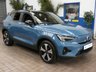 USED 2022 72 VOLVO XC40 Recharge 69kWh Plus SUV 5dr Electric Auto (231 ps) SAT NAV ANDROID APPLE CARPLAY HEATED SEATS CRUISE CONTROL PARKING SENSORS 1 OWNER SERVICE HISTORY WARRANTY
