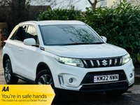USED 2022 22 SUZUKI VITARA 1.4 Boosterjet MHEV SZ-T SUV 5dr Petrol Hybrid Manual Euro 6 (s/s) (129 ps) 1 OWNER+MEDIA+CAMERA+A/C+ULEZ