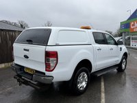 USED 2019 19 FORD RANGER 2.2 TDCi Limited 1 Pickup Double Cab 4dr Diesel Auto 4WD Euro 5 (160 ps) This 2019 Ford Ranger boasts an MOT valid until August 2026, offering peace of mind for the coming years. This 2.2 TDCi Limited 1 Pickup Double Cab is equipped with a robust 2.2 litre diesel engine and a four wheel drive system, making it a capable choice for various tasks. The automatic transmission ensures a smooth driving experience, while its impressive 3500 kg towing weight capability highlights its utility for hauling. The Limited 1 trim level signifies a well appointed vehicle.