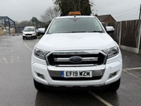 USED 2019 19 FORD RANGER 2.2 TDCi Limited 1 Pickup Double Cab 4dr Diesel Auto 4WD Euro 5 (160 ps) This 2019 Ford Ranger boasts an MOT valid until August 2026, offering peace of mind for the coming years. This 2.2 TDCi Limited 1 Pickup Double Cab is equipped with a robust 2.2 litre diesel engine and a four wheel drive system, making it a capable choice for various tasks. The automatic transmission ensures a smooth driving experience, while its impressive 3500 kg towing weight capability highlights its utility for hauling. The Limited 1 trim level signifies a well appointed vehicle.