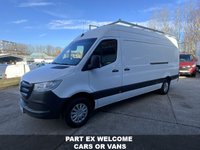 USED 2022 72 MERCEDES-BENZ SPRINTER 2.0 315 CDI PROGRESSIVE LWB L3H2 150BHP EURO6 GLASS FRAIL VAN  12 MONTHS MOT & 6 MONTHS WARRANTY GLASS FRAIL VAN