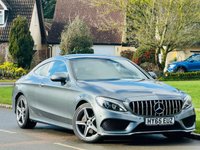 USED 2016 65 MERCEDES-BENZ C-CLASS 2.1 C220d AMG Line (Premium) Coupe 2dr Diesel G-Tronic+ Euro 6 (s/s) (170 ps) PAN ROOF+LEATHER+SAT NAV+ULEZ