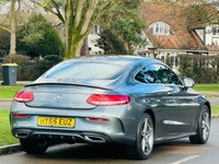 USED 2016 65 MERCEDES-BENZ C-CLASS 2.1 C220d AMG Line (Premium) Coupe 2dr Diesel G-Tronic+ Euro 6 (s/s) (170 ps) PAN ROOF+LEATHER+SAT NAV+ULEZ