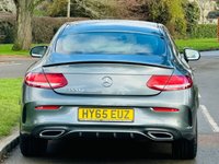 USED 2016 65 MERCEDES-BENZ C-CLASS 2.1 C220d AMG Line (Premium) Coupe 2dr Diesel G-Tronic+ Euro 6 (s/s) (170 ps) PAN ROOF+LEATHER+SAT NAV+ULEZ