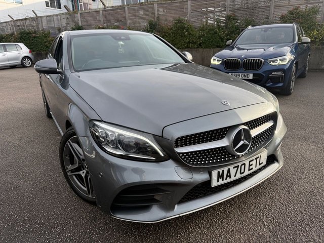 2020 MERCEDES-BENZ C-CLASS 2.0 C300d AMG Line Edition (Premium) Saloon 4dr Diesel G-Tronic+ Euro 6-1 OWNER FROM NEW FINISHED IN SELENITE GREY WITH BLACK LEATHER UPHOLSTERY-REVERSE CAMERA-ACTIVE PARK ASSIST-BLUETOOTH-CRUISE CONTROL-SATNAV-DAB RADIO-HEATED FRONT SEATS-ELECTRIC FOLDING MIRRORS-AUTOMATIC HIGH BEAM CONTROL-DYNAMIC LED HEADLIGHTS-AMBIENT LIGHTING-KEYLESS START-DUAL ZONE CLIMATE CONTROL - Photo 12