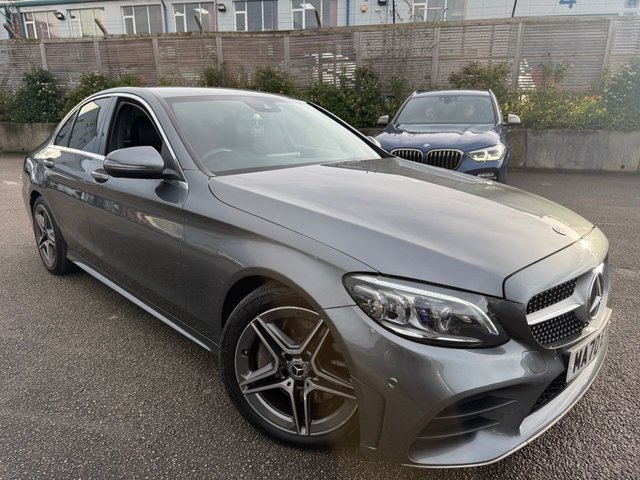 2020 MERCEDES-BENZ C-CLASS 2.0 C300d AMG Line Edition (Premium) Saloon 4dr Diesel G-Tronic+ Euro 6-1 OWNER FROM NEW FINISHED IN SELENITE GREY WITH BLACK LEATHER UPHOLSTERY-REVERSE CAMERA-ACTIVE PARK ASSIST-BLUETOOTH-CRUISE CONTROL-SATNAV-DAB RADIO-HEATED FRONT SEATS-ELECTRIC FOLDING MIRRORS-AUTOMATIC HIGH BEAM CONTROL-DYNAMIC LED HEADLIGHTS-AMBIENT LIGHTING-KEYLESS START-DUAL ZONE CLIMATE CONTROL - Photo 11