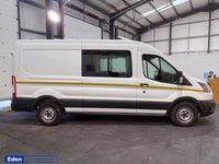 USED 2023 72 FORD TRANSIT 2.0 350 EcoBlue Leader Crew Van Double Cab 6dr Diesel Manual FWD L3 H2 WELFARE UNIT VAN  