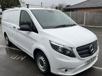 USED 2021 70 MERCEDES-BENZ VITO 1.7 110 CDI Progressive Panel Van 5dr Diesel Manual FWD L2 Euro 6 (s/s) (LWB) (102 ps) This 2021 Mercedes Benz Vito 110 CDI Progressive LWB is a standout example, having been owned by just one careful keeper since new. This long wheelbase panel van is powered by an efficient 1.7 litre Euro 6 diesel engine, ensuring compliance with modern emissions standards. The Progressive trim level offers a well appointed interior and practical features designed for everyday use, making it a reliable choice for any business. With an impressive cargo volume of 6000 litres.