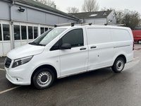 USED 2021 70 MERCEDES-BENZ VITO 1.7 110 CDI Progressive Panel Van 5dr Diesel Manual FWD L2 Euro 6 (s/s) (LWB) (102 ps) This 2021 Mercedes Benz Vito 110 CDI Progressive LWB is a standout example, having been owned by just one careful keeper since new. This long wheelbase panel van is powered by an efficient 1.7 litre Euro 6 diesel engine, ensuring compliance with modern emissions standards. The Progressive trim level offers a well appointed interior and practical features designed for everyday use, making it a reliable choice for any business. With an impressive cargo volume of 6000 litres.