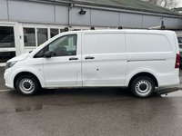 USED 2021 70 MERCEDES-BENZ VITO 1.7 110 CDI Progressive Panel Van 5dr Diesel Manual FWD L2 Euro 6 (s/s) (LWB) (102 ps) This 2021 Mercedes Benz Vito 110 CDI Progressive LWB is a standout example, having been owned by just one careful keeper since new. This long wheelbase panel van is powered by an efficient 1.7 litre Euro 6 diesel engine, ensuring compliance with modern emissions standards. The Progressive trim level offers a well appointed interior and practical features designed for everyday use, making it a reliable choice for any business. With an impressive cargo volume of 6000 litres.