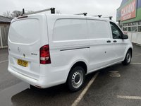USED 2021 70 MERCEDES-BENZ VITO 1.7 110 CDI Progressive Panel Van 5dr Diesel Manual FWD L2 Euro 6 (s/s) (LWB) (102 ps) This 2021 Mercedes Benz Vito 110 CDI Progressive LWB is a standout example, having been owned by just one careful keeper since new. This long wheelbase panel van is powered by an efficient 1.7 litre Euro 6 diesel engine, ensuring compliance with modern emissions standards. The Progressive trim level offers a well appointed interior and practical features designed for everyday use, making it a reliable choice for any business. With an impressive cargo volume of 6000 litres.