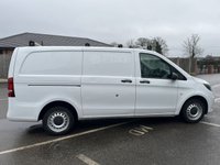 USED 2021 70 MERCEDES-BENZ VITO 1.7 110 CDI Progressive Panel Van 5dr Diesel Manual FWD L2 Euro 6 (s/s) (LWB) (102 ps) This 2021 Mercedes Benz Vito 110 CDI Progressive LWB is a standout example, having been owned by just one careful keeper since new. This long wheelbase panel van is powered by an efficient 1.7 litre Euro 6 diesel engine, ensuring compliance with modern emissions standards. The Progressive trim level offers a well appointed interior and practical features designed for everyday use, making it a reliable choice for any business. With an impressive cargo volume of 6000 litres.