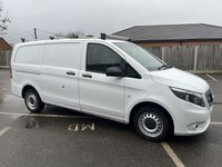 USED 2021 70 MERCEDES-BENZ VITO 1.7 110 CDI Progressive Panel Van 5dr Diesel Manual FWD L2 Euro 6 (s/s) (LWB) (102 ps) This 2021 Mercedes Benz Vito 110 CDI Progressive LWB is a standout example, having been owned by just one careful keeper since new. This long wheelbase panel van is powered by an efficient 1.7 litre Euro 6 diesel engine, ensuring compliance with modern emissions standards. The Progressive trim level offers a well appointed interior and practical features designed for everyday use, making it a reliable choice for any business. With an impressive cargo volume of 6000 litres.