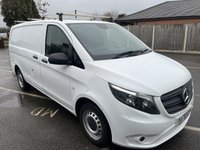 USED 2021 70 MERCEDES-BENZ VITO 1.7 110 CDI Progressive Panel Van 5dr Diesel Manual FWD L2 Euro 6 (s/s) (LWB) (102 ps) This 2021 Mercedes Benz Vito 110 CDI Progressive LWB is a standout example, having been owned by just one careful keeper since new. This long wheelbase panel van is powered by an efficient 1.7 litre Euro 6 diesel engine, ensuring compliance with modern emissions standards. The Progressive trim level offers a well appointed interior and practical features designed for everyday use, making it a reliable choice for any business. With an impressive cargo volume of 6000 litres.