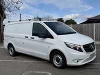 USED 2021 70 MERCEDES-BENZ VITO 1.7 110 CDI Progressive Panel Van 5dr Diesel Manual FWD L2 Euro 6 (s/s) (LWB) (102 ps) This 2021 Mercedes Benz Vito 110 CDI Progressive LWB is a standout example, having been owned by just one careful keeper since new. This long wheelbase panel van is powered by an efficient 1.7 litre Euro 6 diesel engine, ensuring compliance with modern emissions standards. The Progressive trim level offers a well appointed interior and practical features designed for everyday use, making it a reliable choice for any business. With an impressive cargo volume of 6000 litres.