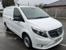 USED 2021 70 MERCEDES-BENZ VITO 1.7 110 CDI Progressive Panel Van 5dr Diesel Manual FWD L2 Euro 6 (s/s) (LWB) (102 ps) This 2021 Mercedes Benz Vito 110 CDI Progressive LWB is a standout example, having been owned by just one careful keeper since new. This long wheelbase panel van is powered by an efficient 1.7 litre Euro 6 diesel engine, ensuring compliance with modern emissions standards. The Progressive trim level offers a well appointed interior and practical features designed for everyday use, making it a reliable choice for any business. With an impressive cargo volume of 6000 litres.