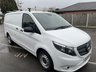 USED 2021 70 MERCEDES-BENZ VITO 1.7 110 CDI Progressive Panel Van 5dr Diesel Manual FWD L2 Euro 6 (s/s) (LWB) (102 ps) This 2021 Mercedes Benz Vito 110 CDI Progressive LWB is a standout example, having been owned by just one careful keeper since new. This long wheelbase panel van is powered by an efficient 1.7 litre Euro 6 diesel engine, ensuring compliance with modern emissions standards. The Progressive trim level offers a well appointed interior and practical features designed for everyday use, making it a reliable choice for any business. With an impressive cargo volume of 6000 litres.