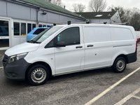 USED 2021 71 MERCEDES-BENZ VITO 1.7 110 CDI Progressive Panel Van 5dr Diesel Manual FWD L2 Euro 6 (s/s) (LWB) (102 ps) This 2021 Mercedes Benz Vito 110 CDI Progressive LWB is a standout example, having been owned by just one careful keeper since new. This long wheelbase panel van boasts a robust 1.7 litre Euro 6 diesel engine, ensuring efficient performance and compliance with modern emissions standards. The Progressive trim level offers a well appointed cabin, and with its MOT valid until September 2026, you can drive with confidence.
