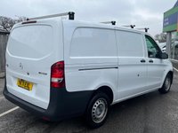 USED 2021 71 MERCEDES-BENZ VITO 1.7 110 CDI Progressive Panel Van 5dr Diesel Manual FWD L2 Euro 6 (s/s) (LWB) (102 ps) This 2021 Mercedes Benz Vito 110 CDI Progressive LWB is a standout example, having been owned by just one careful keeper since new. This long wheelbase panel van boasts a robust 1.7 litre Euro 6 diesel engine, ensuring efficient performance and compliance with modern emissions standards. The Progressive trim level offers a well appointed cabin, and with its MOT valid until September 2026, you can drive with confidence.