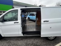 USED 2021 71 MERCEDES-BENZ VITO 1.7 110 CDI Progressive Panel Van 5dr Diesel Manual FWD L2 Euro 6 (s/s) (LWB) (102 ps) This 2021 Mercedes Benz Vito 110 CDI Progressive LWB is a standout example, having been owned by just one careful keeper since new. This long wheelbase panel van boasts a robust 1.7 litre Euro 6 diesel engine, ensuring efficient performance and compliance with modern emissions standards. The Progressive trim level offers a well appointed cabin, and with its MOT valid until September 2026, you can drive with confidence.