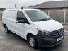 USED 2021 71 MERCEDES-BENZ VITO 1.7 110 CDI Progressive Panel Van 5dr Diesel Manual FWD L2 Euro 6 (s/s) (LWB) (102 ps) This 2021 Mercedes Benz Vito 110 CDI Progressive LWB is a standout example, having been owned by just one careful keeper since new. This long wheelbase panel van boasts a robust 1.7 litre Euro 6 diesel engine, ensuring efficient performance and compliance with modern emissions standards. The Progressive trim level offers a well appointed cabin, and with its MOT valid until September 2026, you can drive with confidence.