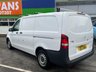 USED 2021 71 MERCEDES-BENZ VITO 1.7 110 CDI Progressive Panel Van 5dr Diesel Manual FWD L2 Euro 6 (s/s) (LWB) (102 ps) This 2021 Mercedes Benz Vito 110 CDI Progressive LWB is a standout example, having been owned by just one careful keeper since new. This long wheelbase panel van boasts a robust 1.7 litre Euro 6 diesel engine, ensuring efficient performance and compliance with modern emissions standards. The Progressive trim level offers a well appointed cabin, and with its MOT valid until September 2026, you can drive with confidence.