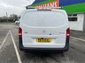 USED 2021 71 MERCEDES-BENZ VITO 1.7 110 CDI Progressive Panel Van 5dr Diesel Manual FWD L2 Euro 6 (s/s) (LWB) (102 ps) This 2021 Mercedes Benz Vito 110 CDI Progressive LWB is a standout example, having been owned by just one careful keeper since new. This long wheelbase panel van boasts a robust 1.7 litre Euro 6 diesel engine, ensuring efficient performance and compliance with modern emissions standards. The Progressive trim level offers a well appointed cabin, and with its MOT valid until September 2026, you can drive with confidence.
