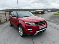 USED 2015 15 LAND ROVER RANGE ROVER EVOQUE 2.2 SD4 Dynamic SUV 5dr Diesel Auto 4WD Euro 5 (s/s) (190 ps) 11 SERVICE STAMPS