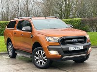 USED 2019 19 FORD RANGER 3.2 TDCi Wildtrak Pickup Double Cab 4dr Diesel Auto 4WD Euro 5 (200 ps) ** NO VAT * *  CANOPY  **  TOWBAR