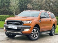 USED 2019 19 FORD RANGER 3.2 TDCi Wildtrak Pickup Double Cab 4dr Diesel Auto 4WD Euro 5 (200 ps) ** NO VAT * *  CANOPY  **  TOWBAR