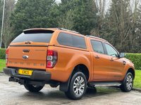 USED 2019 19 FORD RANGER 3.2 TDCi Wildtrak Pickup Double Cab 4dr Diesel Auto 4WD Euro 5 (200 ps) ** NO VAT * *  CANOPY  **  TOWBAR