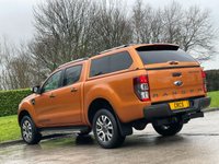 USED 2019 19 FORD RANGER 3.2 TDCi Wildtrak Pickup Double Cab 4dr Diesel Auto 4WD Euro 5 (200 ps) ** NO VAT * *  CANOPY  **  TOWBAR