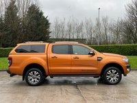USED 2019 19 FORD RANGER 3.2 TDCi Wildtrak Pickup Double Cab 4dr Diesel Auto 4WD Euro 5 (200 ps) ** NO VAT * *  CANOPY  **  TOWBAR