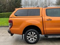 USED 2019 19 FORD RANGER 3.2 TDCi Wildtrak Pickup Double Cab 4dr Diesel Auto 4WD Euro 5 (200 ps) ** NO VAT * *  CANOPY  **  TOWBAR