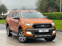 USED 2019 19 FORD RANGER 3.2 TDCi Wildtrak Pickup Double Cab 4dr Diesel Auto 4WD Euro 5 (200 ps) ** NO VAT * *  CANOPY  **  TOWBAR