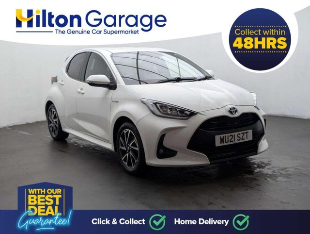 USED 2021 21 TOYOTA YARIS 1.5 VVT-h Design Hatchback 5dr Petrol Hybrid E-CVT Euro 6 (s/s) (116 ps) PARKING CAMERA+APPLE CARPALY CLICK&COLLECT/HOME DELIVERY