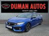 USED 2018 18 HONDA CIVIC 1.5 VTEC Turbo GPF Sport Plus Hatchback 5dr Petrol CVT Euro 6 (s/s) (182 ps) AUTOMATIC+