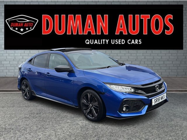 View our Honda Civic 1.5 VTEC Turbo GPF Sport Plus Hatchback 5dr Petrol CVT Euro 6 (s/s) (182 ps)