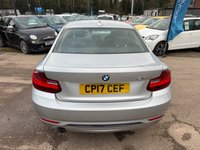 USED 2017 17 BMW 2 SERIES 2.0 218d Sport Coupe 2dr Diesel Manual Euro 6 (s/s) (150 ps) 
