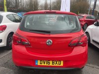 USED 2016 16 VAUXHALL CORSA 1.4i ecoFLEX SRi Hatchback 5dr Petrol Manual Euro 6 (75 ps) TOUCH SCREEN DAB MEDIA DISPLAY / BLUE TOOTH VOICE COMMAND: