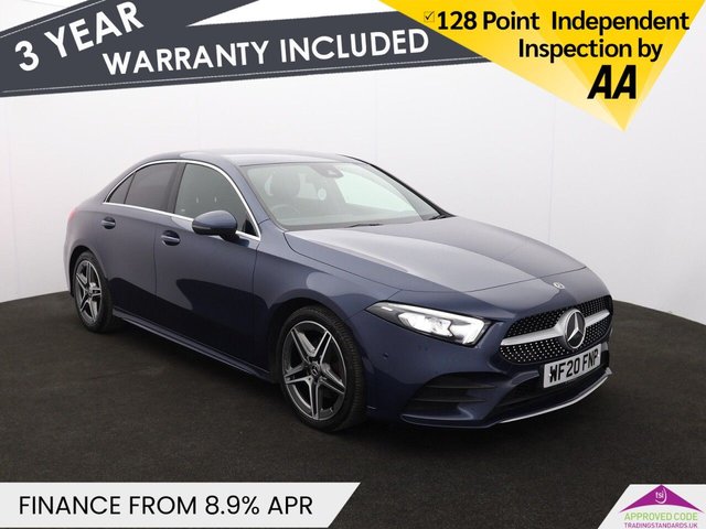 View our Mercedes-Benz A-Class 1.3 A180 AMG Line (Executive) Saloon 4dr Petrol 7G-DCT Euro 6 (s/s) (136 ps)