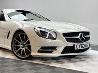 USED 2013 63 MERCEDES-BENZ SL 4.7 SL500 AMG Sport Convertible 2dr Petrol G-Tronic Euro 5 (s/s) (435 ps) DIAMOND WHITE