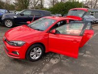 USED 2019 19 VOLKSWAGEN POLO Red 1.0 EVO SE Euro 6 hatchback, 78,903 miles, ULEZ compliant, 5-Speed manual, Air Conditioning, Bluetooth, 15in alloys, multifunction wheel. This 2019 Volkswagen Polo EVO SE is a superb example of a well maintained and cared for vehicle.  This stylish hatchback is powered by an efficient 1.0 litre petrol engine, meeting Euro 6 emissions standards.  It comes equipped with practical features such as halogen clear headlights with automatic activation and separate daytime running lights, a Composition Media system offering Bluetooth connectivity, and manual air conditioning to keep you comfortable.  The Volkswagen Polo EVO SE stands out